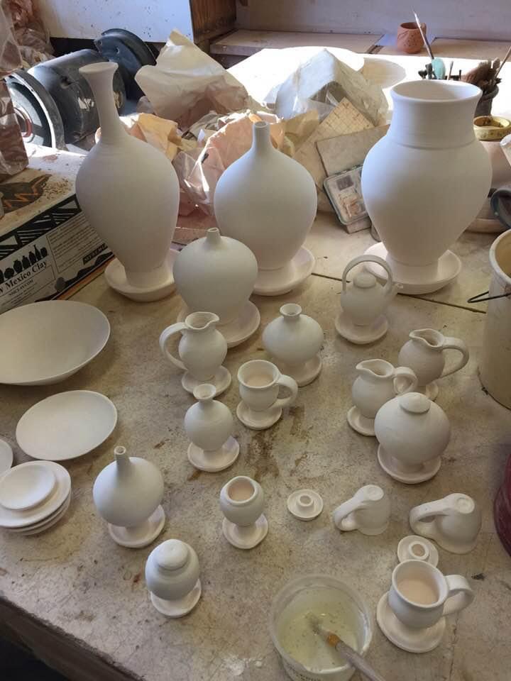Pre-fired work